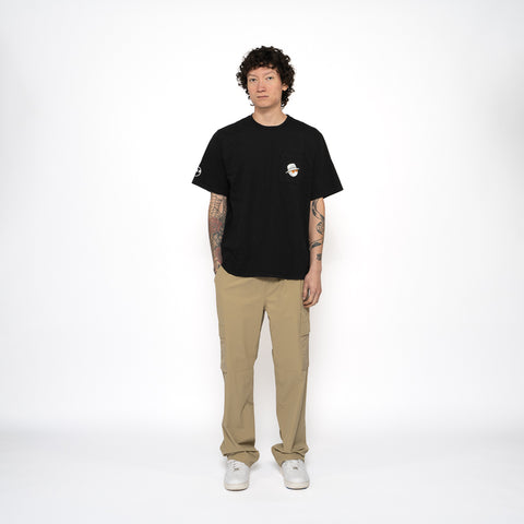 Malbon Golf Pocket Tee - Black