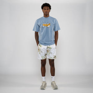 Politics Pow Tee - Clear Blue