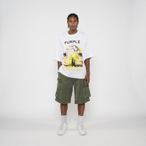 Purple Brand Cargo Shorts - Green