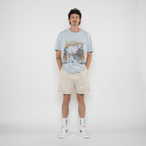 Ksubi Last Summer Ekcess Tee - Blue Mist