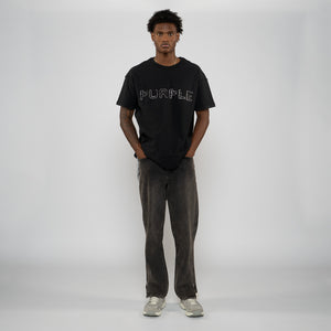 Purple Brand Studded Tee - Black