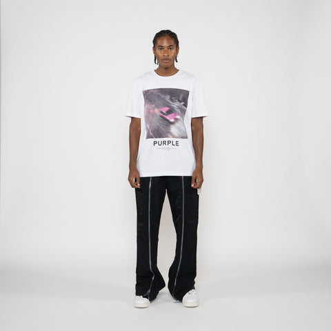 Purple Brand Speed Tee - White