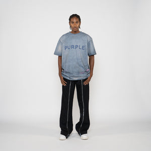 Purple Brand Sateen Track Pant - Black