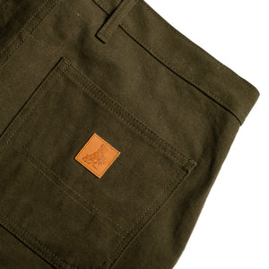 One Of These Days Double Knee Work Pant - Olive