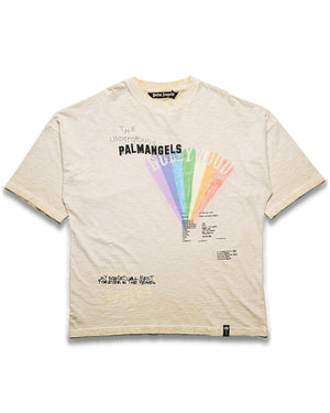 Palm Angels Neon Boulevard Loose Tee - Light Grey