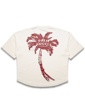 Palm Angels Palm Drift Back Over Tee - Off White