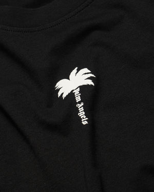 Palm Angels Palm Tree Statement Regular Tee - Black