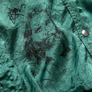 Paly Hollywood Jim's Room Satin Jacket - Mint