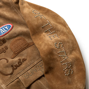 Paly Hollywood Sunset Blvd. Sponsored Suede Jacket - Tan