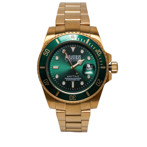 Pleasures Anytime Watch - Gold/Green