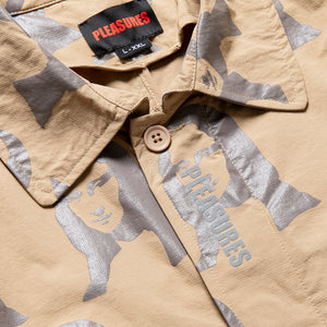 Pleasures Mona Single Breasted Coat - Beige