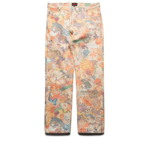 Pleasures Stickers Jeans - Multi