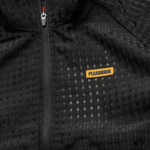 Pleasures System Plaid Hooded Jacket - Black