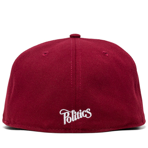 Politics x New Era 59FIFTY Fitted - Cardinal