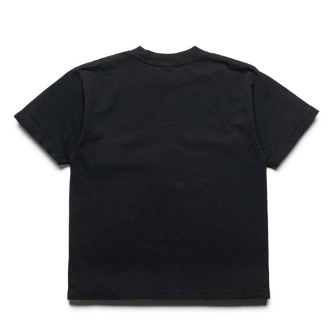 Kids Politics Serif Logo Tee - Off Black