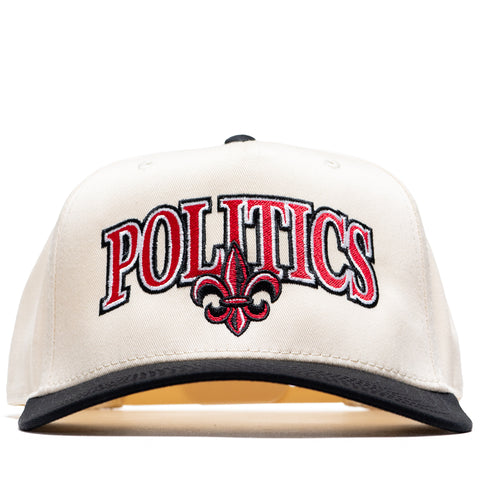 Politics Cajun Hat - Creme/Black
