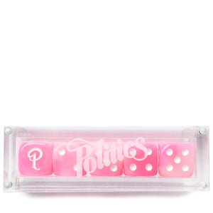 Politics Dice - Pink Marble