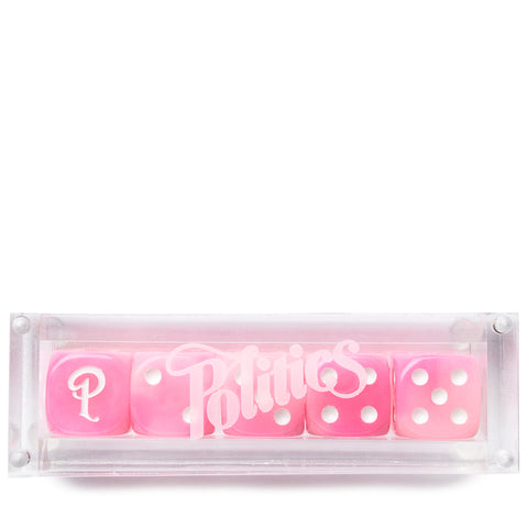 Politics Dice - Pink Marble
