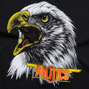 Politics Screaming Eagle Tee - Black
