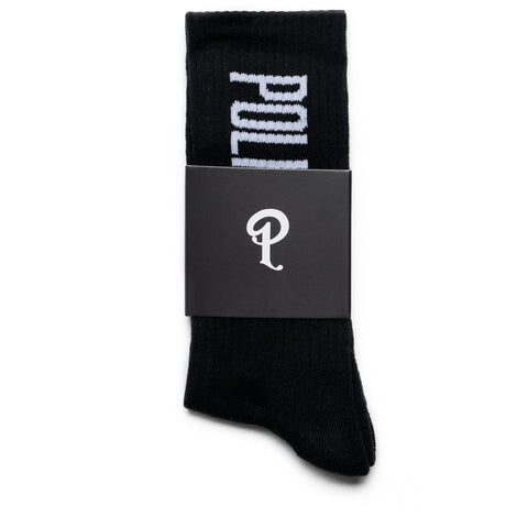Politics Brick Logo Socks - Black