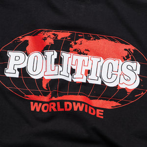Politics Worldwide Tee - Black