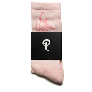 Politics Workout Graffiti Logo Socks - Pink