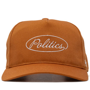Politics x '47 Alternate Script Logo Hitch Snapback - Burnt Orange