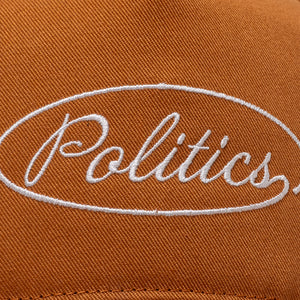 Politics x '47 Alternate Script Logo Hitch Snapback - Burnt Orange