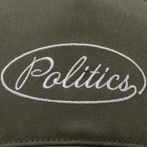Politics x '47 Alternate Script Logo Hitch Snapback - Sandalwood