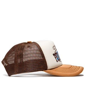 Politics Lasso Trucker Hat - Brown/Cream