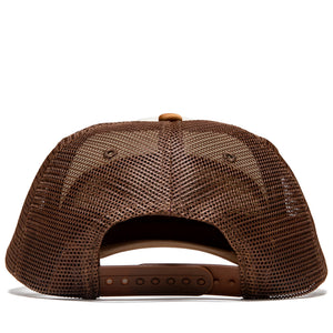Politics Lasso Trucker Hat - Brown/Cream