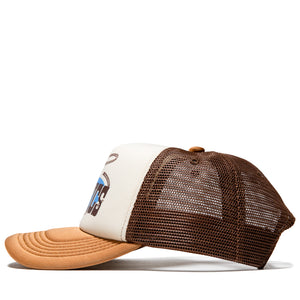 Politics Lasso Trucker Hat - Brown/Cream