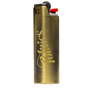 Politics Lighter Case - Brass