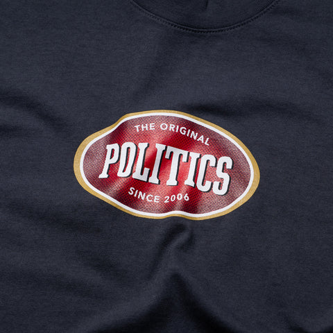 Politics Rello Tee - Dolphin Blue