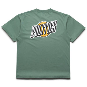 Politics Rise Tee - Vintage Green