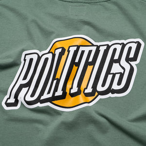 Politics Rise Tee - Vintage Green