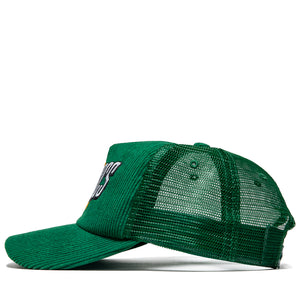 Politics Rise Corduroy Trucker Hat - Green