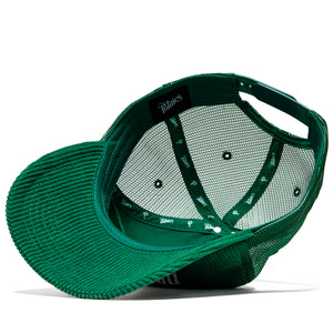Politics Rise Corduroy Trucker Hat - Green