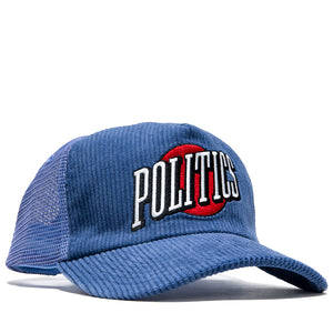 Politics Rise Corduroy Trucker Hat - Denim