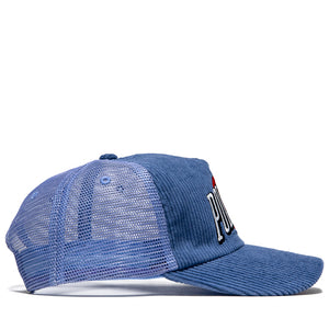 Politics Rise Corduroy Trucker Hat - Denim