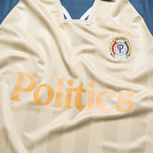 Politics Soccer Jersey - Cream