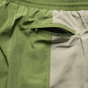 Politics Split Shorts - Olive