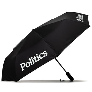 Politics Serif Logo Umbrella - Black/White