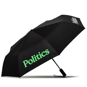 Politics Serif Logo Umbrella - Black/White