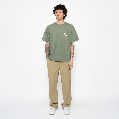 Malbon Golf Pocket Tee - Green