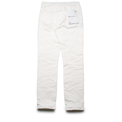 Purple Brand Mid Rise Slim Straight Leg Supernova Straight Jean - White