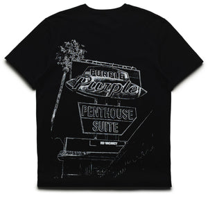Purple Brand Clean Jersey Tee - Black