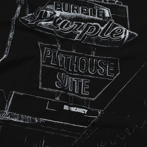 Purple Brand Clean Jersey Tee - Black