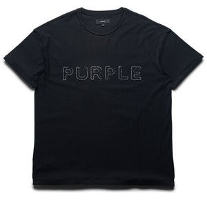 Purple Brand Studded Tee - Black