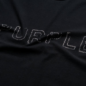 Purple Brand Studded Tee - Black